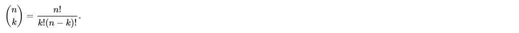 Binomial Coefficient