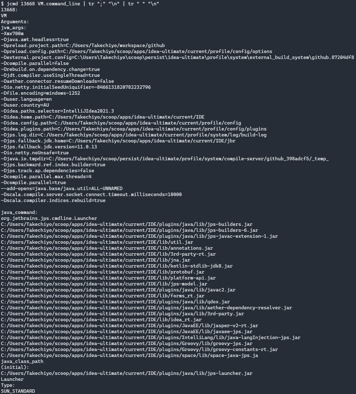 tr command - example 01
